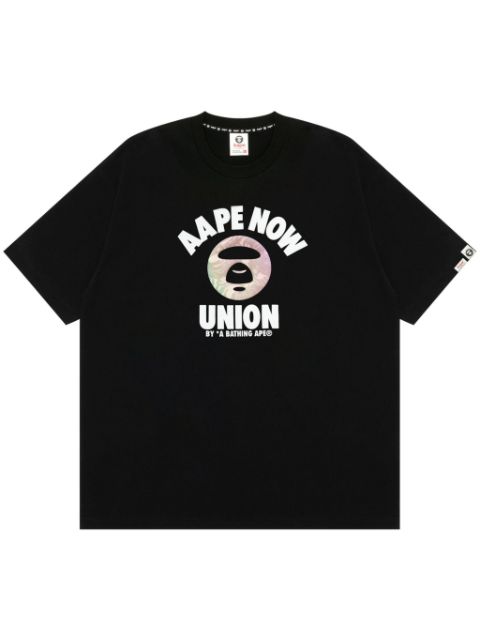 AAPE BY *A BATHING APE logo-print cotton T-shirt Men