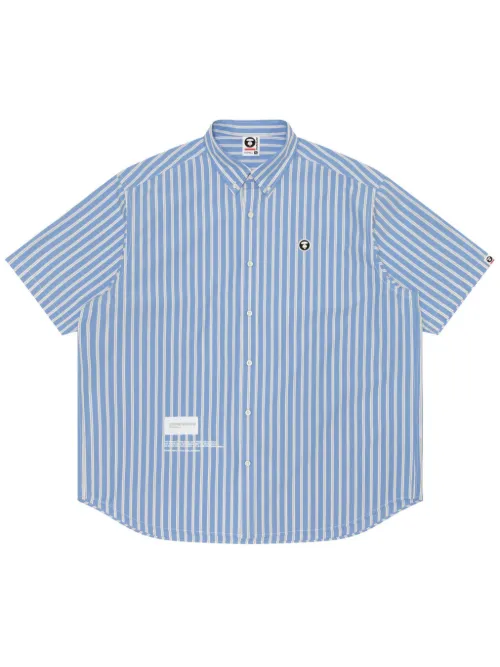 Chemise en coton à rayures - AAPE BY *A BATHING APE® - Modalova