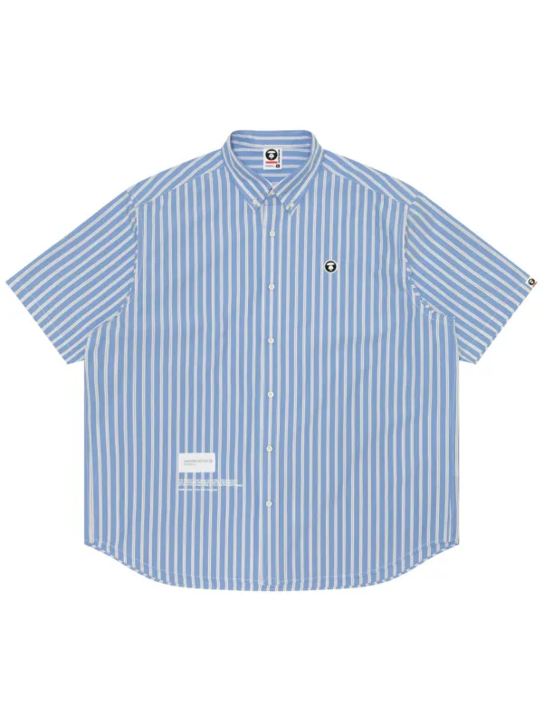 AAPE BY *A BATHING APE® ストライプ シャツ | ブルー | FARFETCH JP