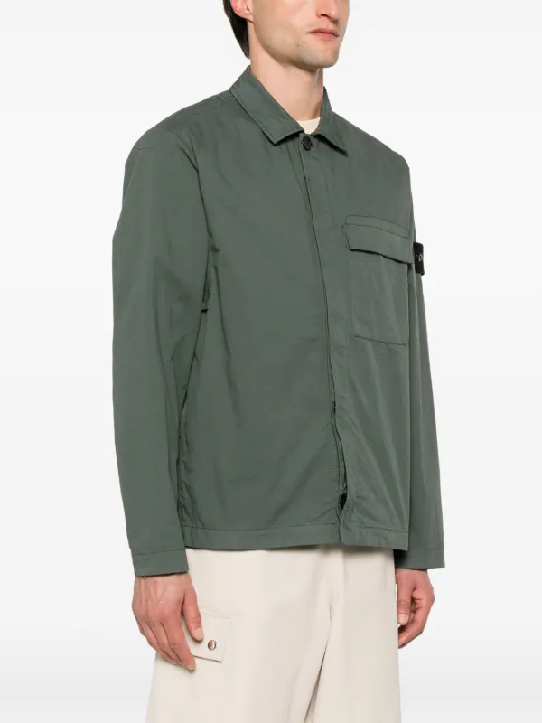 Stone Island コンパスバッジ シャツジャケット - Farfetch