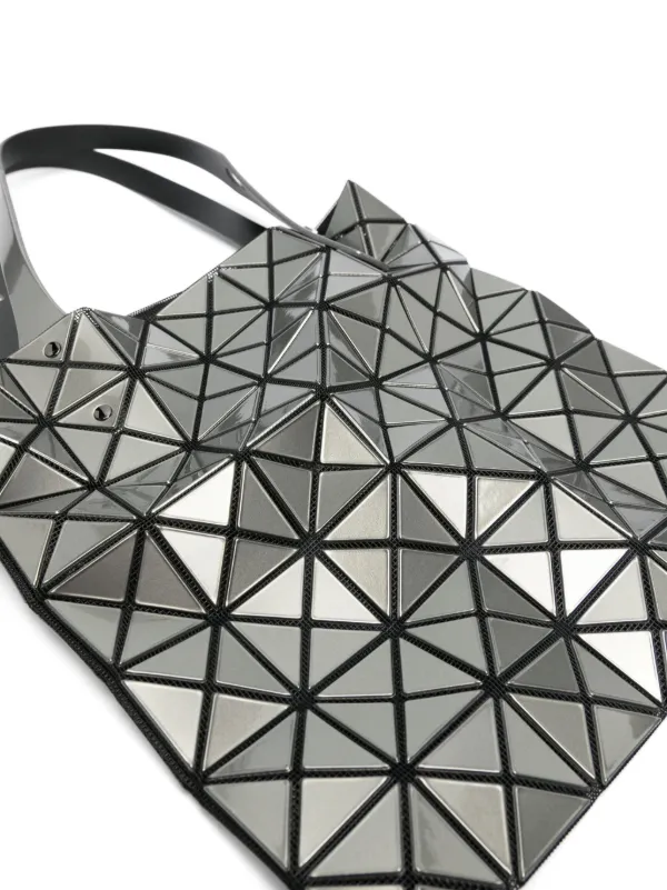 Bao Bao Issey Miyake Lucent Metallic Geometric Tote Bag Grey FARFETCH IE