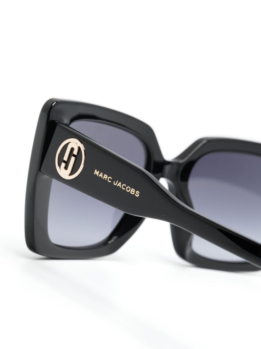 Shop Marc Jacobs Square-frame Sunglasses In Black