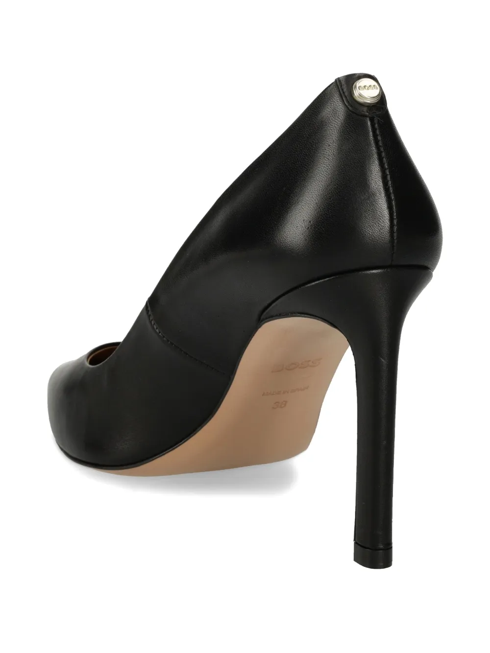 BOSS leather pumps Black