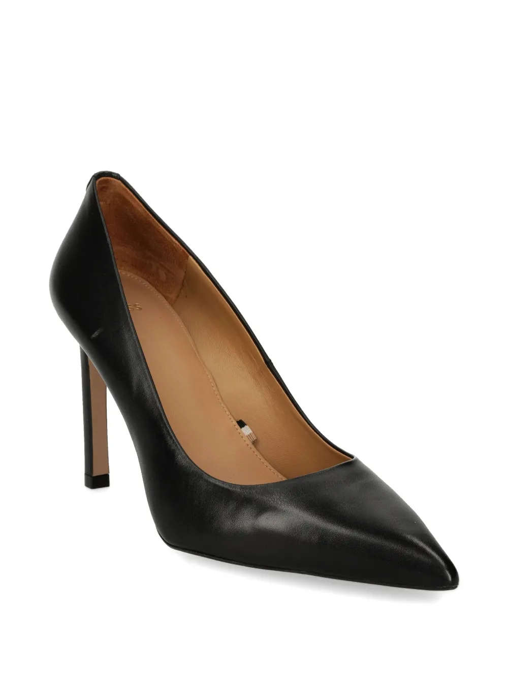 BOSS leather pumps - Zwart