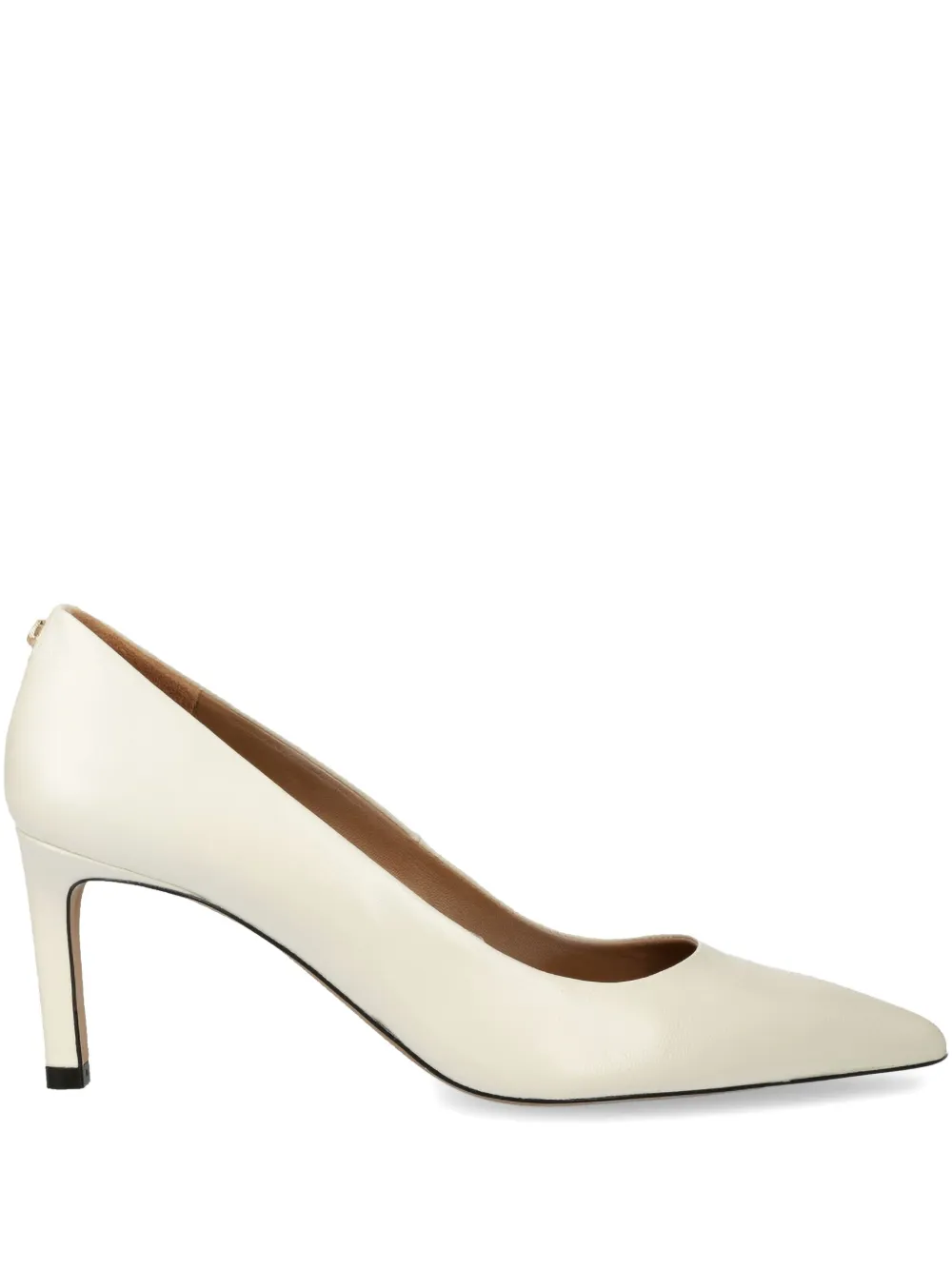 BOSS leather pumps White