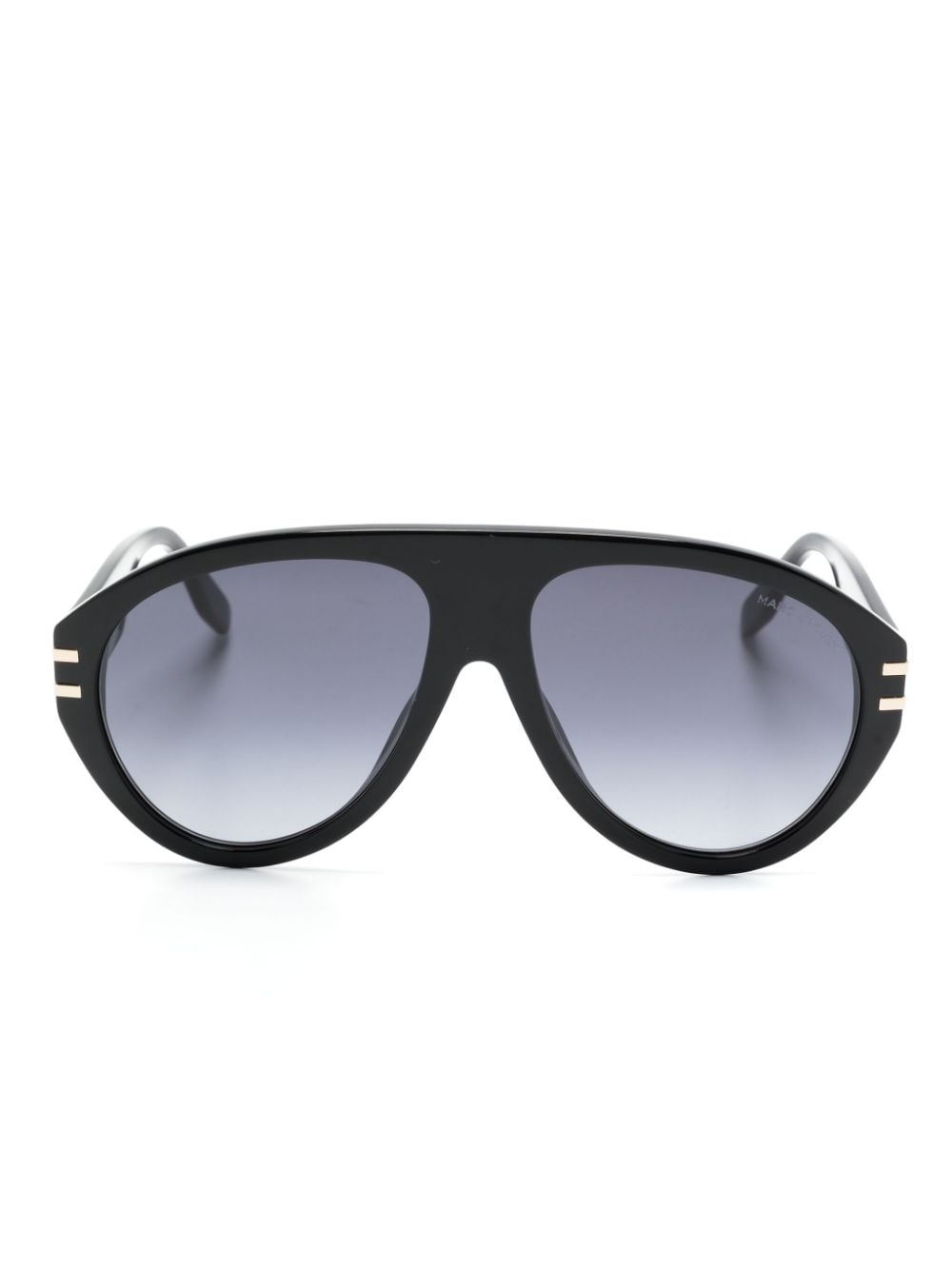 Marc Jacobs Eyewear 747S zonnebril met schild montuur Zwart