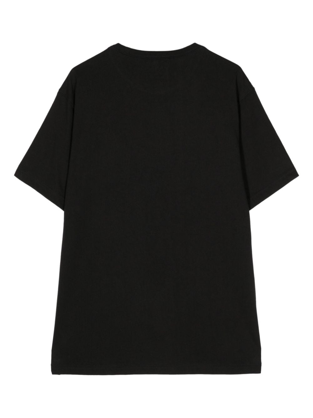Shop Maharishi Tiger-embroidered Organic Cotton T-shirt In 黑色