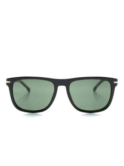 BOSS lentes de sol con armazón rectangular