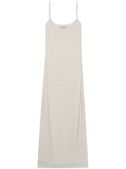 Self-Portrait rhinestone-embellished sleeveless maxi dress