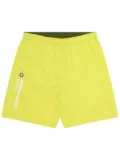 AAPE BY *A BATHING APE® logo-print elasticated shorts - Yellow