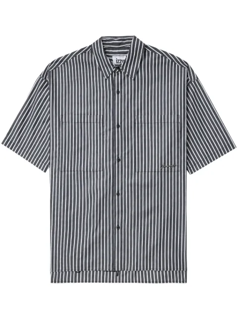 izzue striped cotton shirt