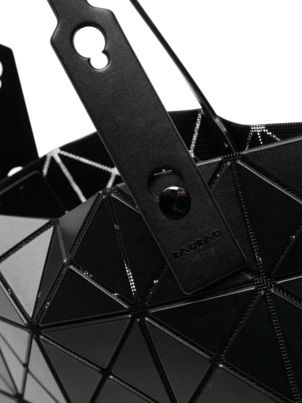 BAOBAO ISSEY MIYAKE ハンドバッグ ブラック BAOBAO ISSEY MIYAKE LUCENT STONE トートバッグ 2022秋冬