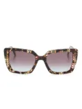 Marc Jacobs Eyewear J Marc-logo cat-eye sunglasses - Brown