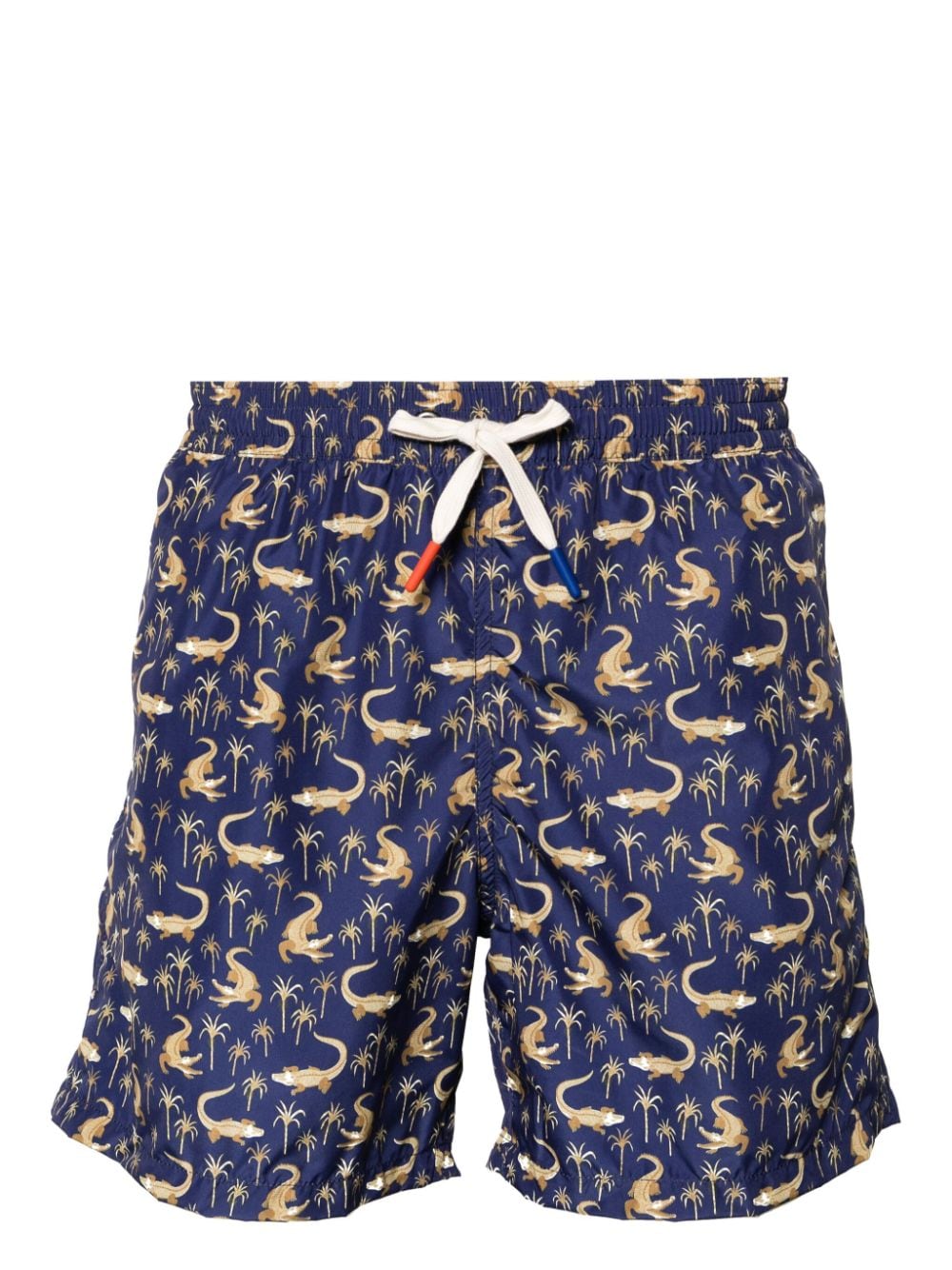 Altea graphic-print swim shorts Blauw