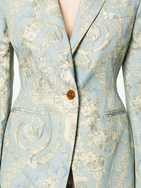 Vivienne Westwood Lauren Toile De Jouy-print Blazer | Blue
