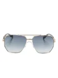 Marc Jacobs Eyewear navigator-frame sunglasses - Gold