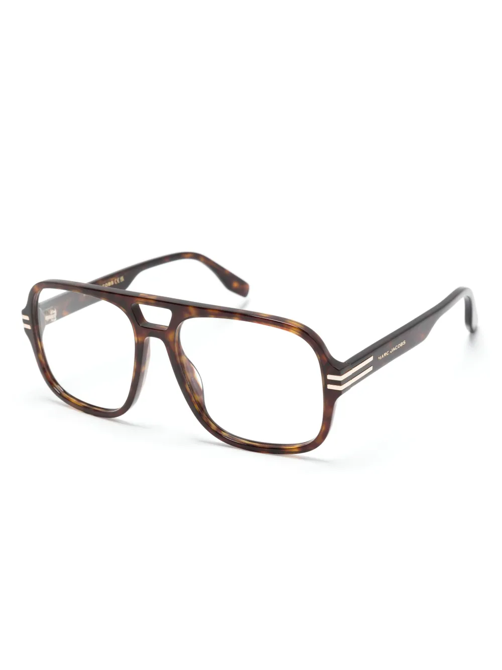 Shop Marc Jacobs Pilot-frame Glasses In Brown