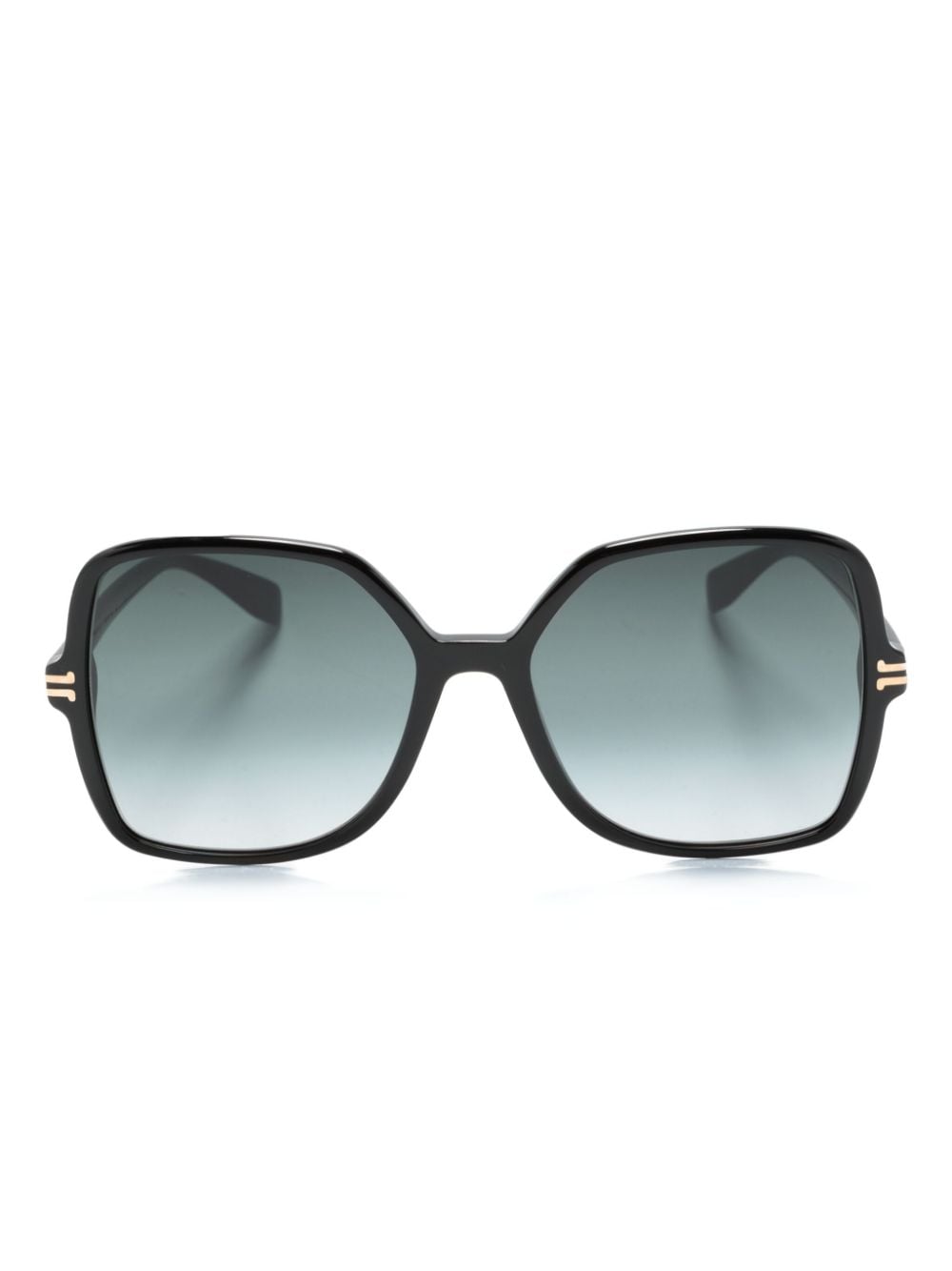 marc jacobs eyewear lunettes de soleil à monture oversize - noir