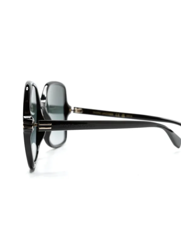 Marc jacobs black aviator sunglasses best sale