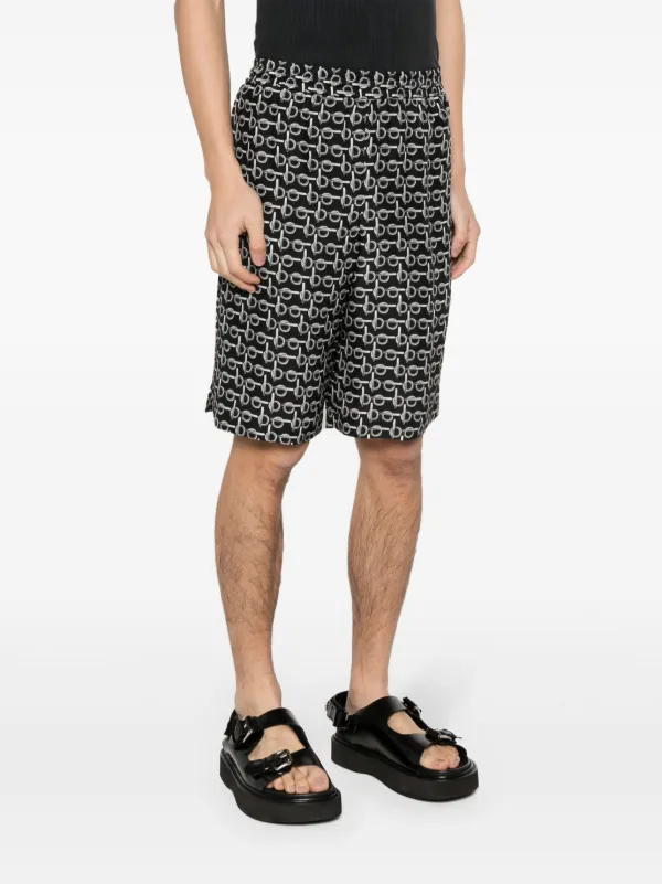【送料&関税込】Burberry Embroidered Poplin Shorts Burberry Men's Logo-Embroidered Cotton Shorts | Neiman Marcus