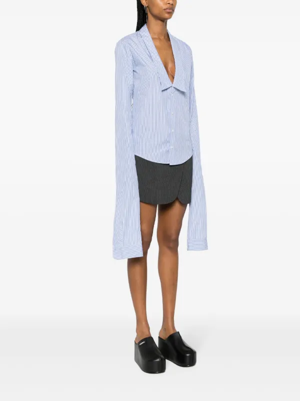 Coperni ストライプ シャツ | ブルー | FARFETCH JP