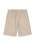 Siola elasticated-waist cotton shorts - Neutrals