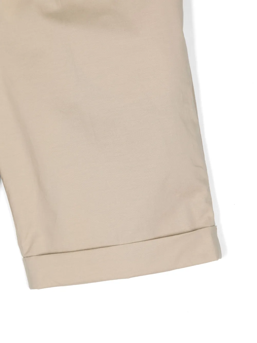 Shop Siola Elasticated-waist Cotton Shorts In Neutrals