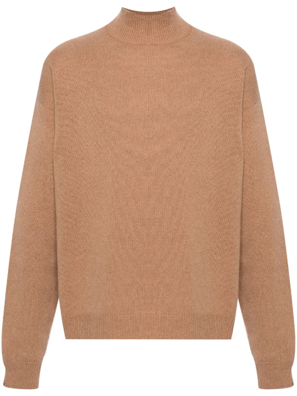 Balenciaga mock neck Ribbed Jumper Neutrals FARFETCH ZA