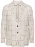 Tagliatore check-pattern blazer - Neutrals