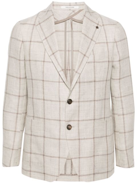 Tagliatore check-pattern blazer