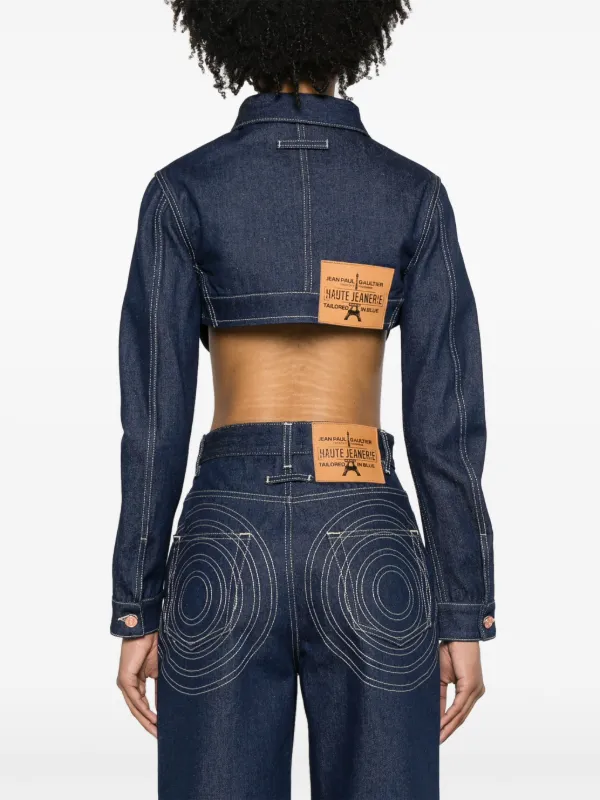 Jean Paul Gaultier The Conical クロップド デニムジャケット 