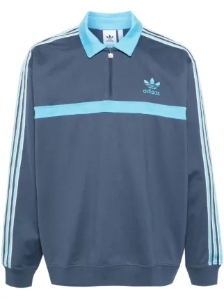Adidas Sweatshirt Mit Kragen Blau FARFETCH AT