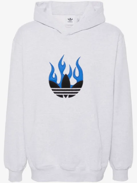 adidas hoodie con parche del logo