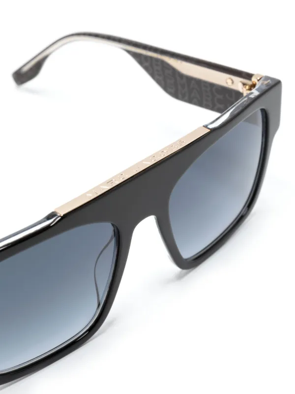 Marc Jacobs Eyewear スクエアフレーム サングラス | ブラック