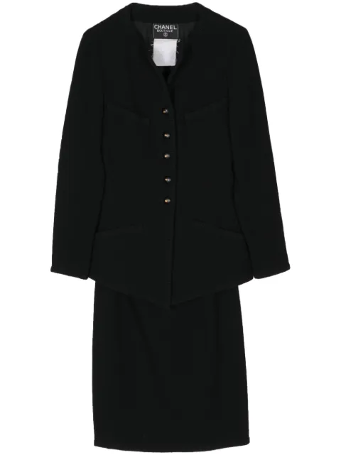 CHANEL Pre-Owned 1990s tweed skirt suit