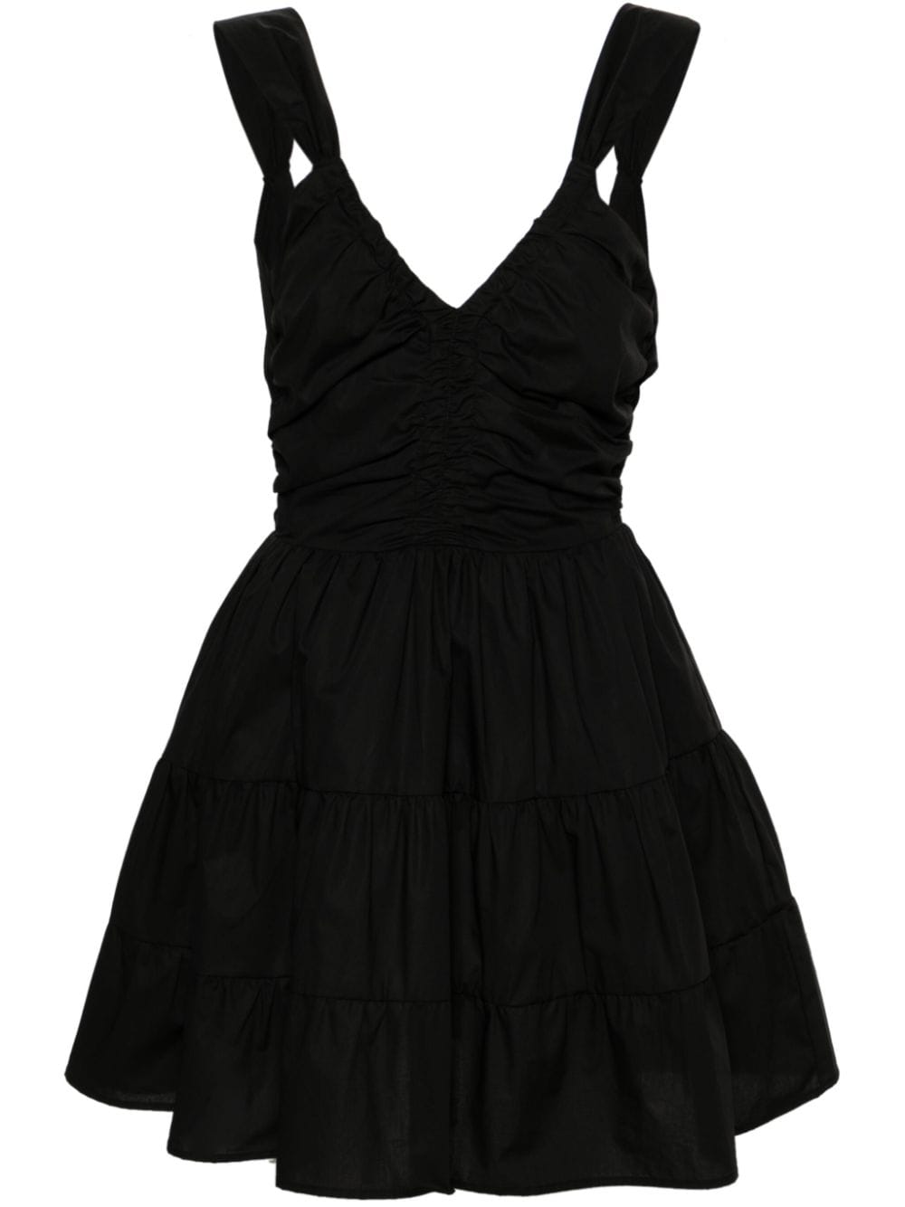 LIU JO Mini-jurk met open rug Zwart