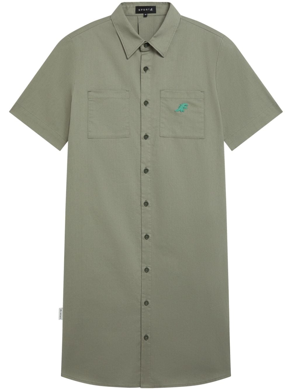 Dino Worker shirt dress