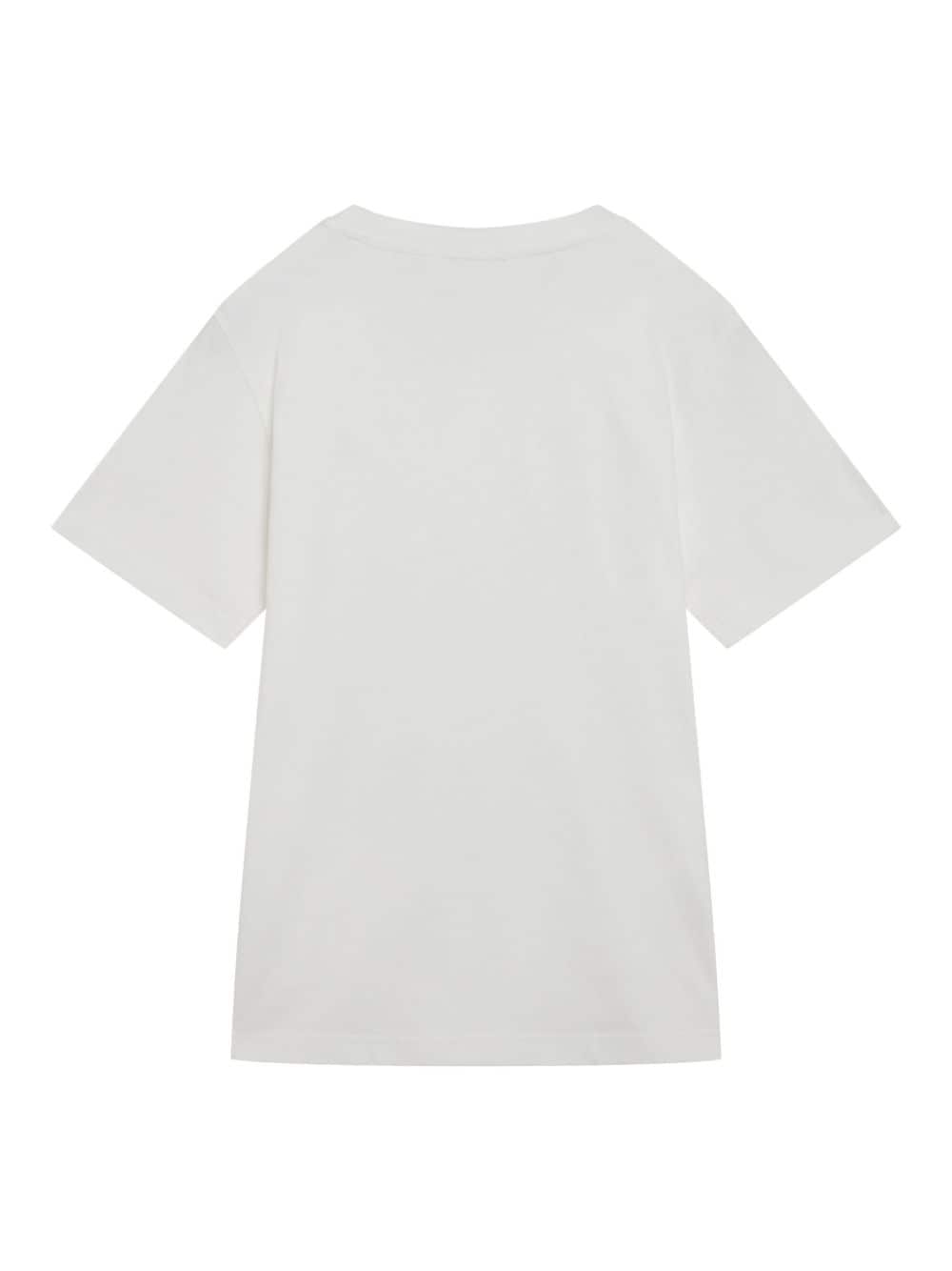 Shop Sport B. By Agnès B. Dino-appliqué Cotton T-shirt In White