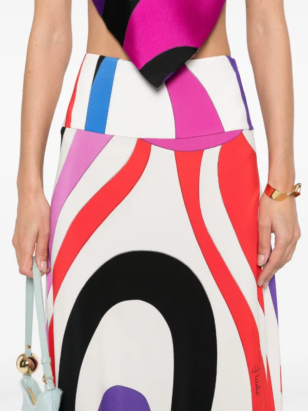 Iride-Print Long Skirt – PUCCI Online Store