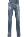 DSQUARED2 Cool Guy studded mid-rise slim jeans - Blue