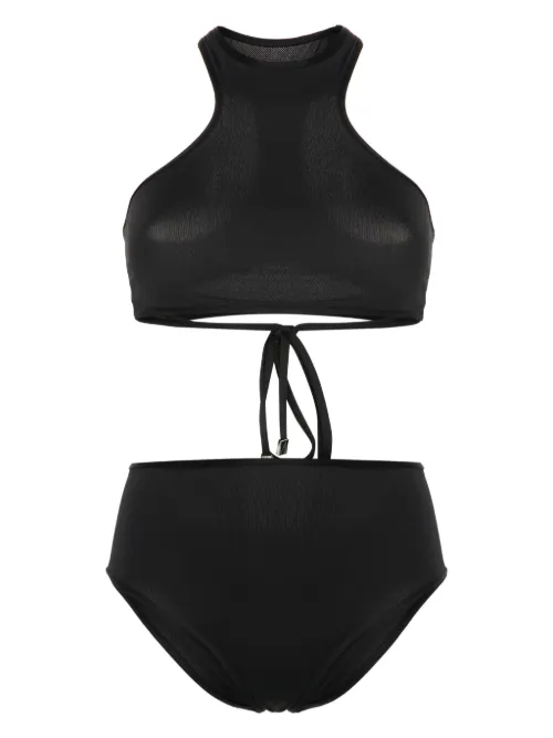 Bikini à empiècements en résille - The Attico - Modalova