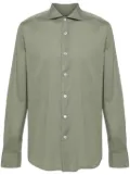 Fedeli long-sleeves cotton shirt - Green