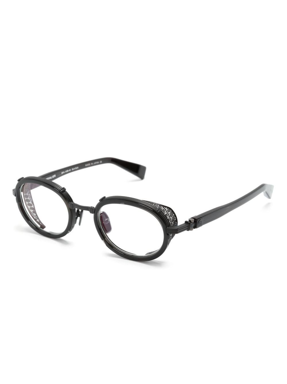 Balmain Eyewear Chevalier bril met ovaal montuur - Zwart