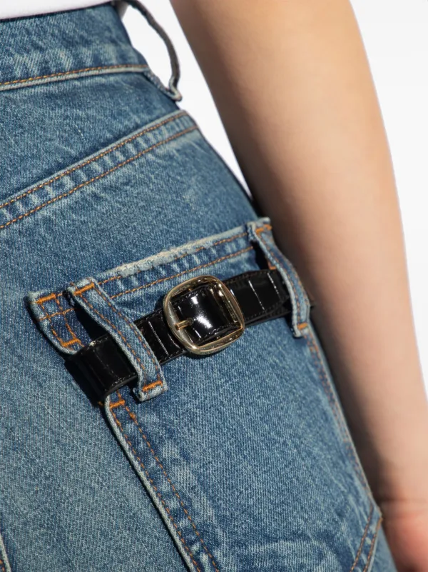 Coperni バックル ジーンズ | ブルー | FARFETCH JP