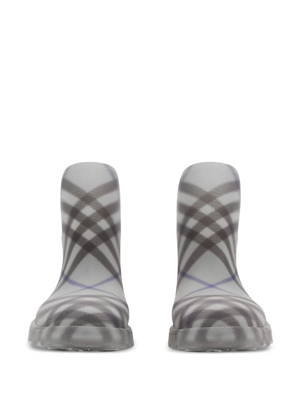 Image 2 of Burberry Marsh checked rubber ankle boots