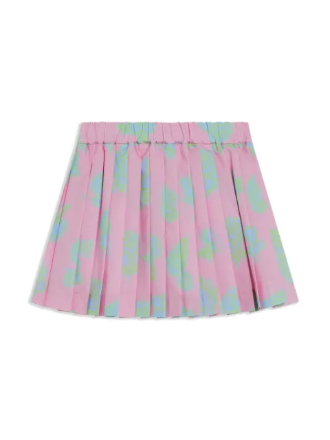 Versace Kids falda corta con diseño plisado