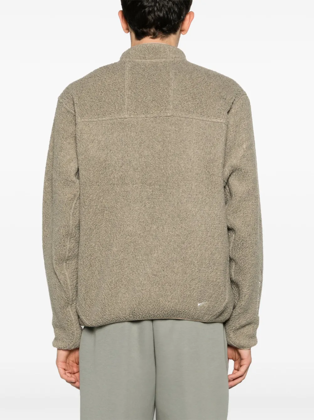 Nike Arctic Wolf fleece jack met rits Beige