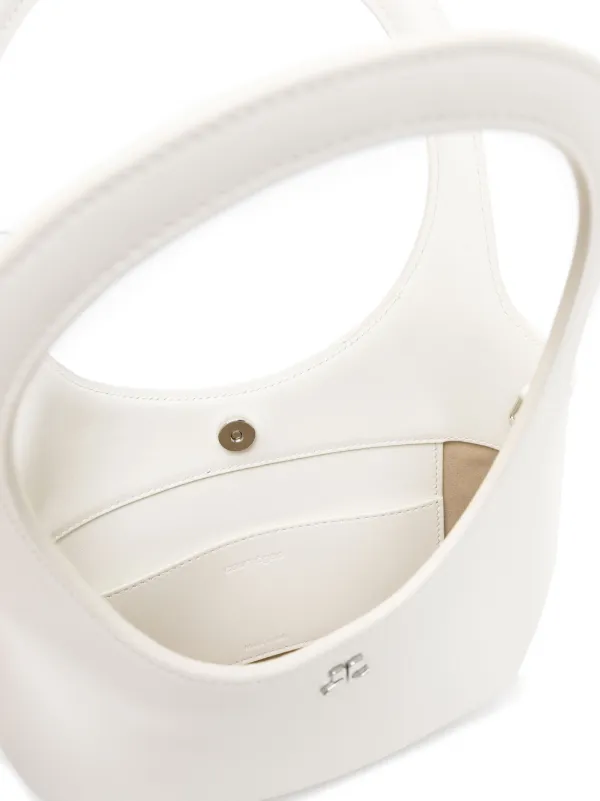 トートバッグ Courreges Slim Holy Purse - Courreges - Leather - White Courrèges Holy Leather Tote Bag | White | FARFETCH CA