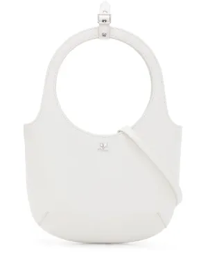 Courrèges Loop X Mini Leather Bag | Blue | FARFETCH TW