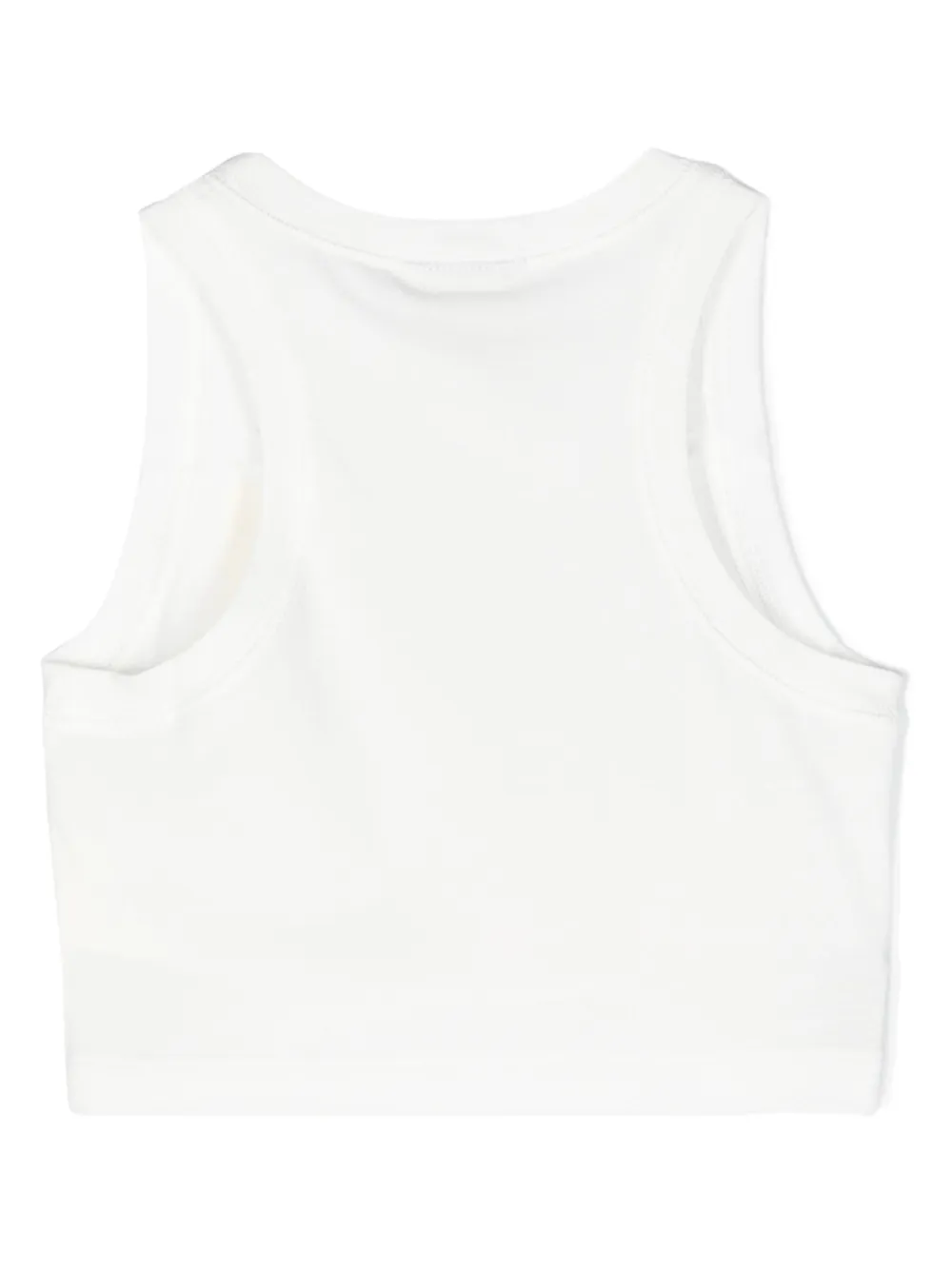 Shop Fendi Ff-print Tank Top In White